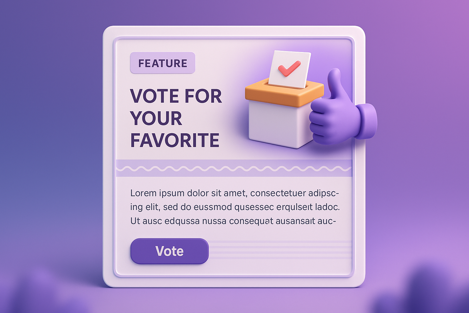 Interactive Web Design: Vote for Your Favorite Feature