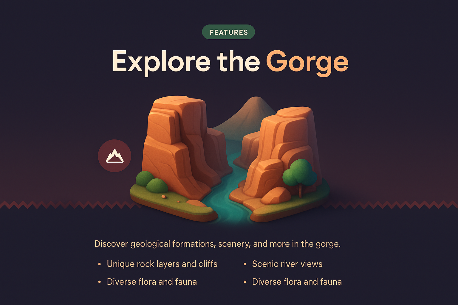 Explore the Gorge: Features of Geological Wonders