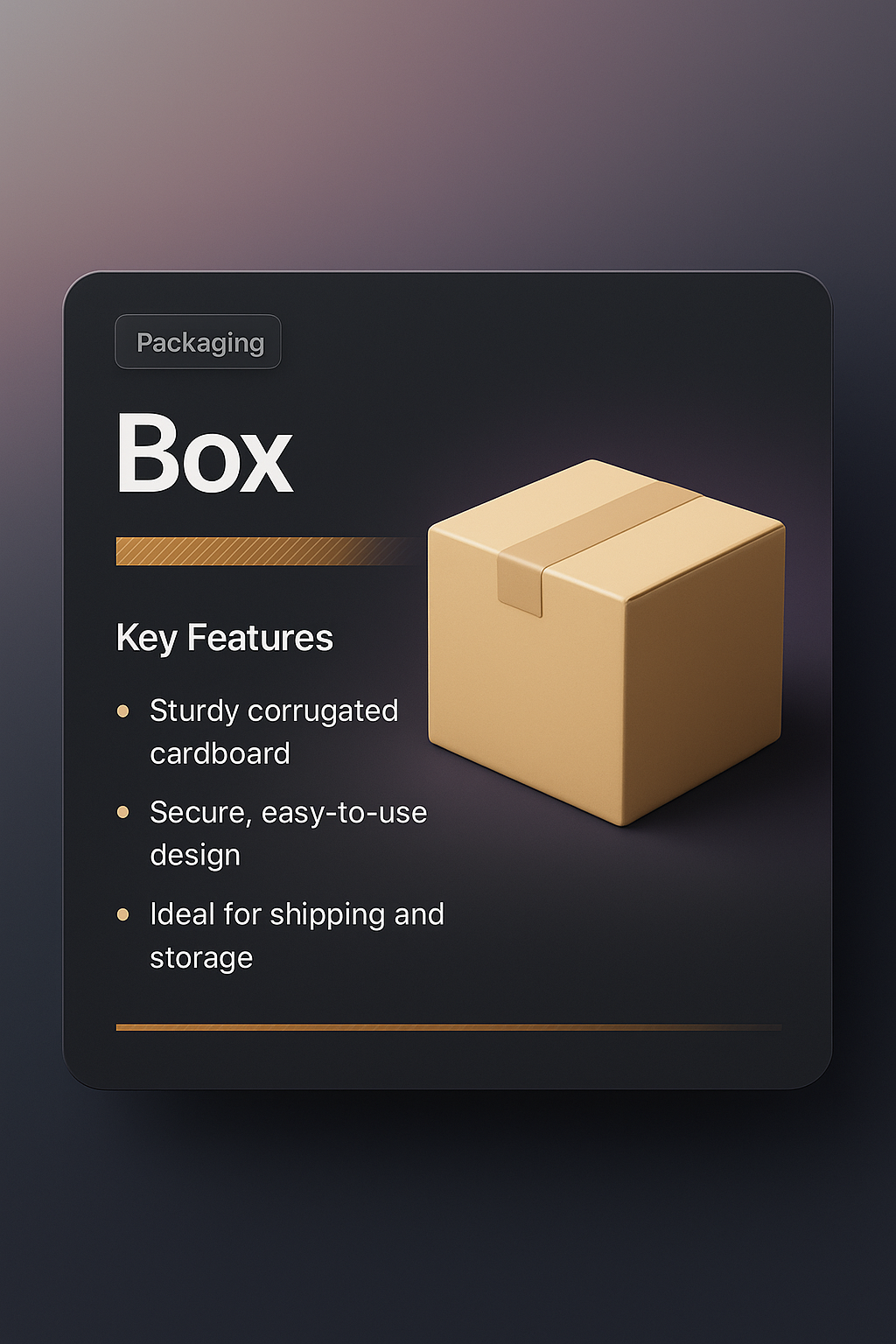 Creative 3D Web Design Featuring a Stylish Box