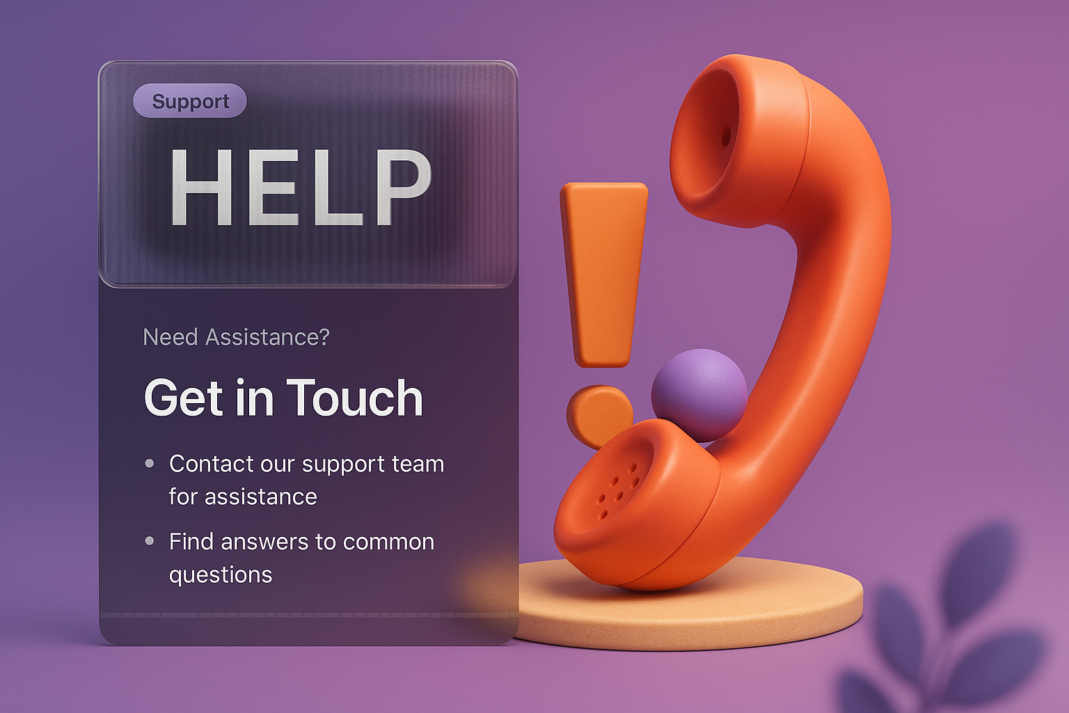 3D Design Integration for Help and Support Services