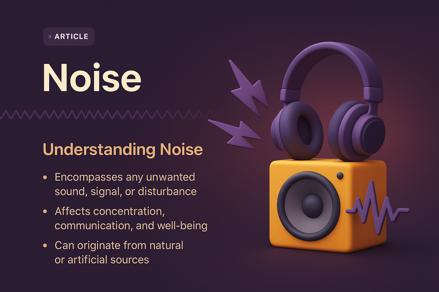 Understanding Noise: A Comprehensive Guide to Sound Disturbances