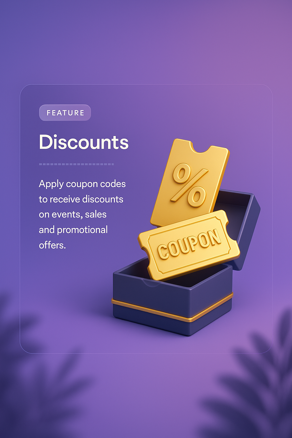 Luxurious 3D Coupons in Premium Gift Box