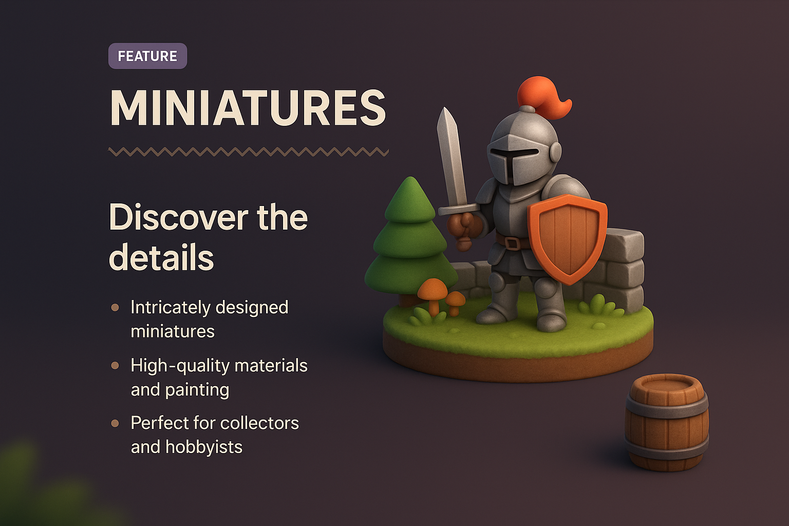 Detailed 3D Miniature Design for Collectors and Hobbyists