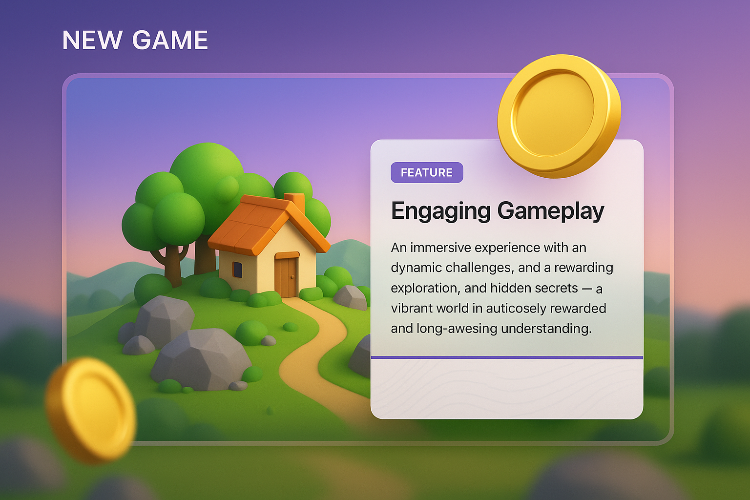 3D Game Design with Engaging Gameplay Feature