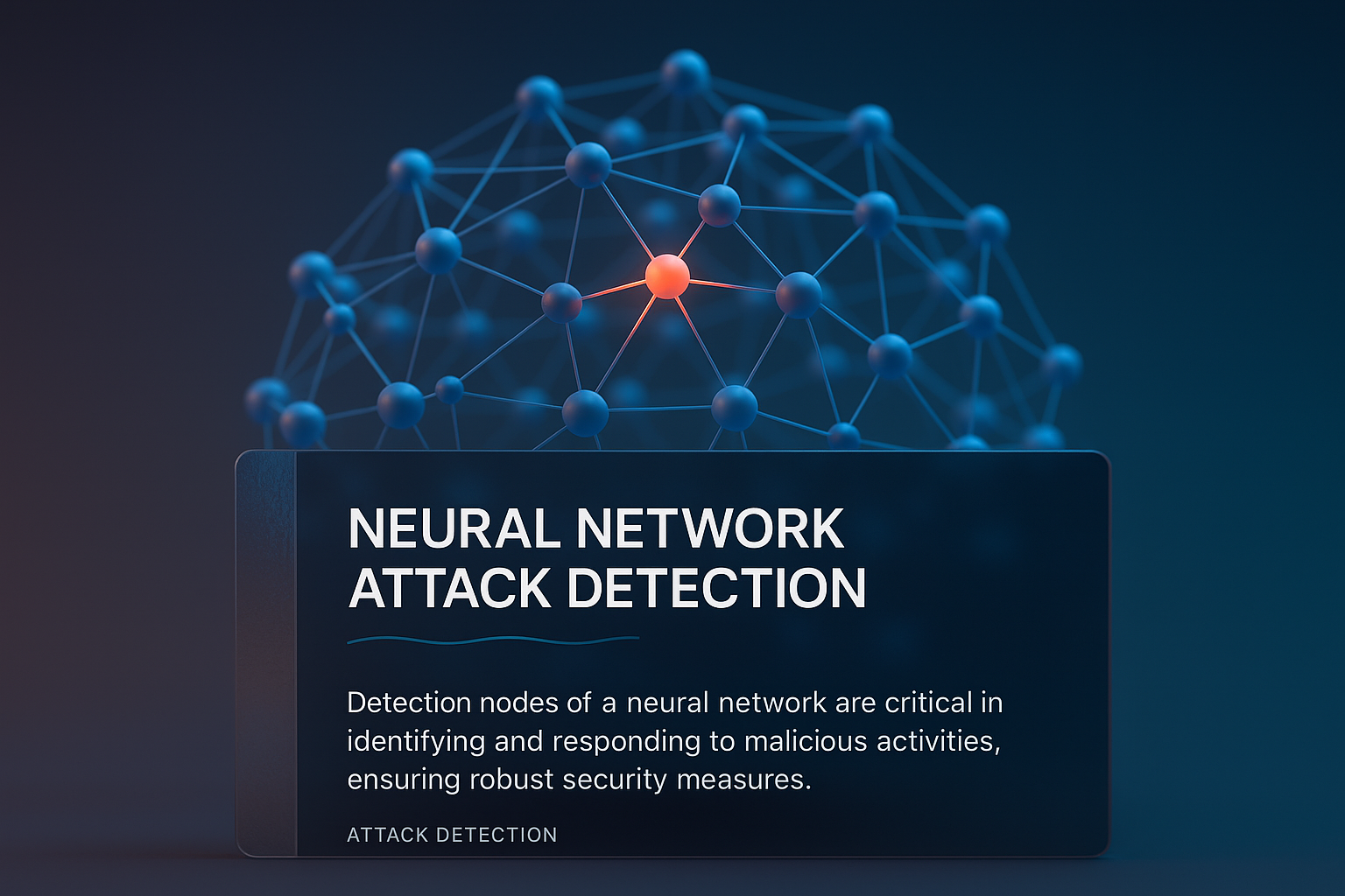 Neural Network Attack Detection Visualization with Dynamic Nodes