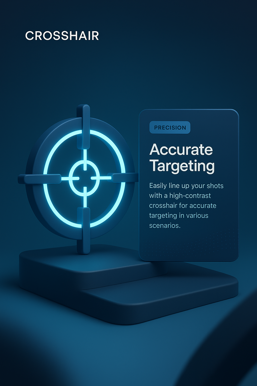 3D Crosshair Design for Accurate Targeting
