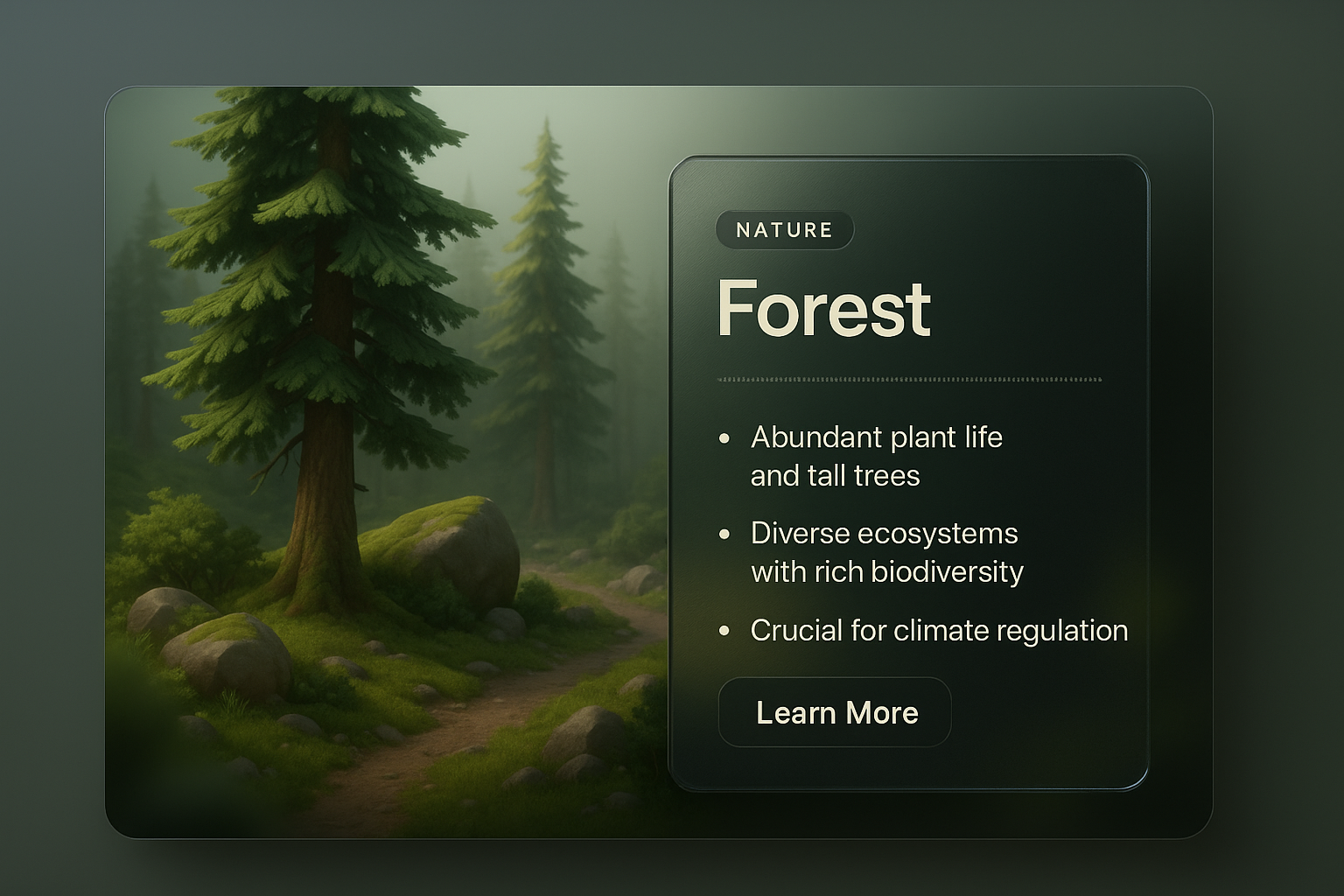 3D Forest Design with Informative Overlay