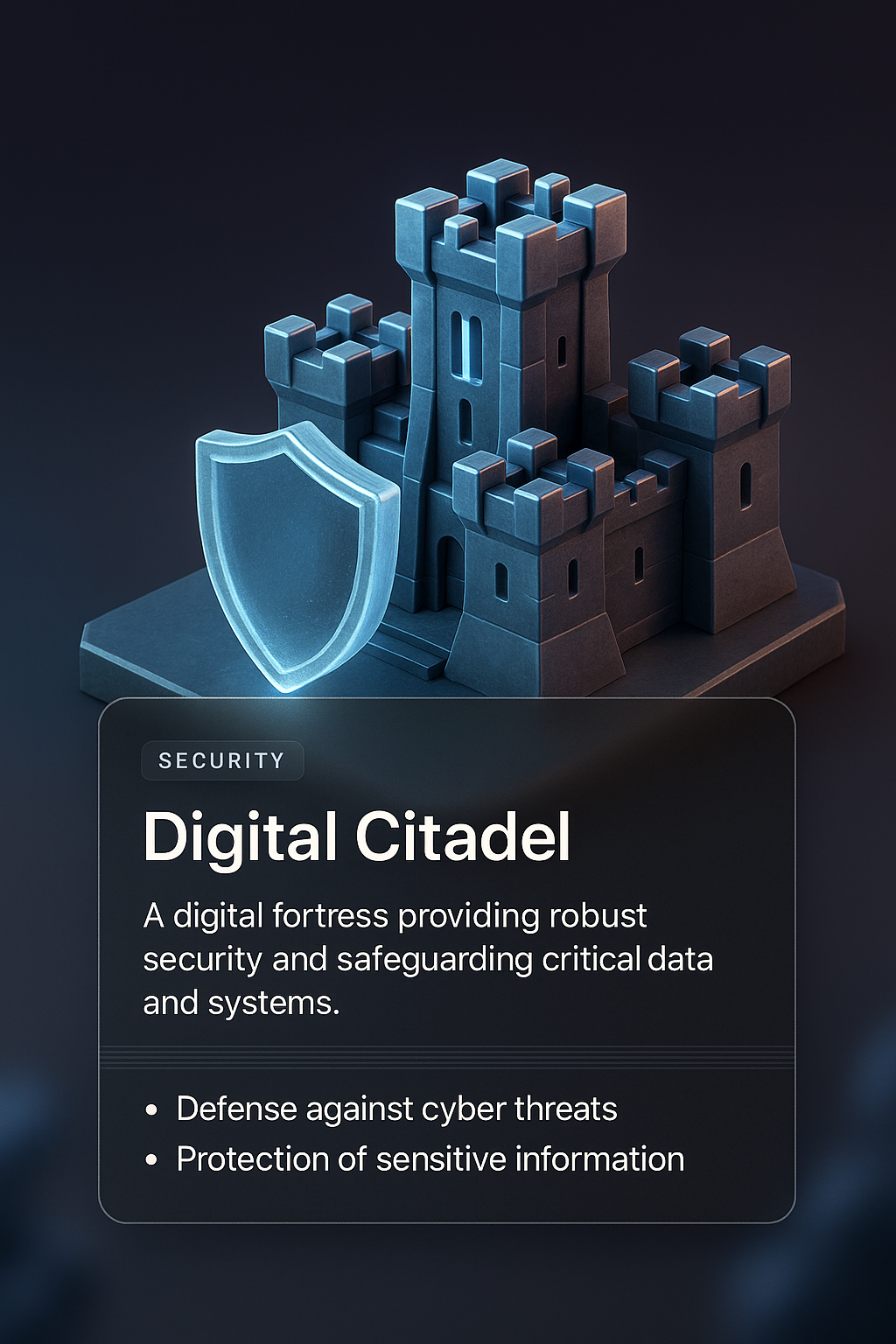 Digital Citadel: A 3D Fortress for Data Security