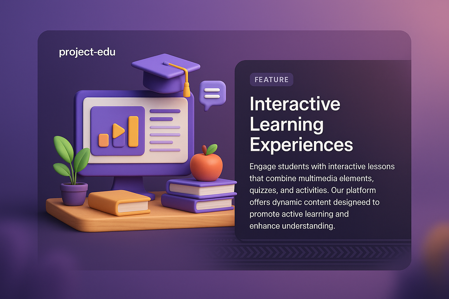 3D Web Page Design for Interactive Learning Features