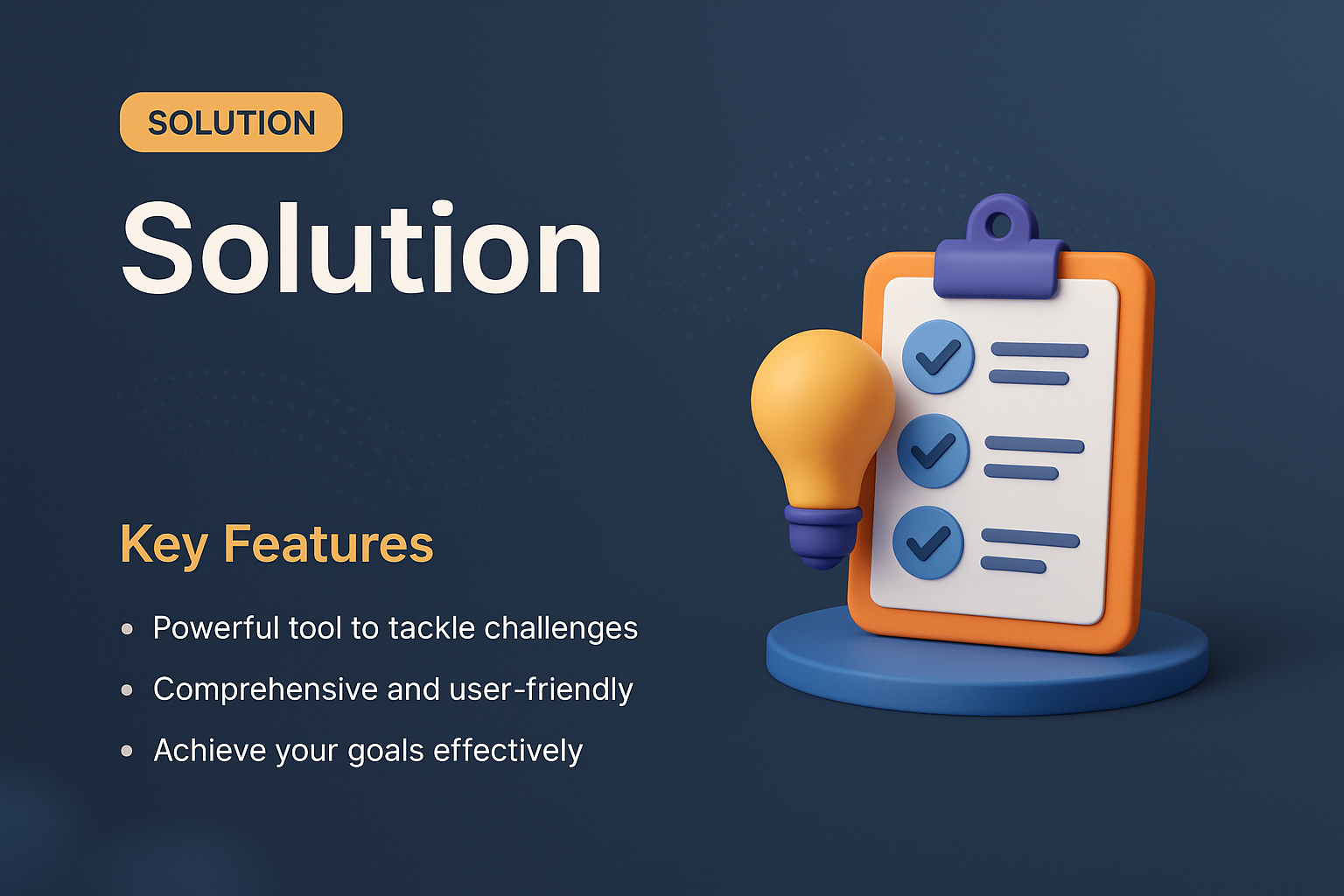 3D Interactive Landing Page Design Featuring Key Features