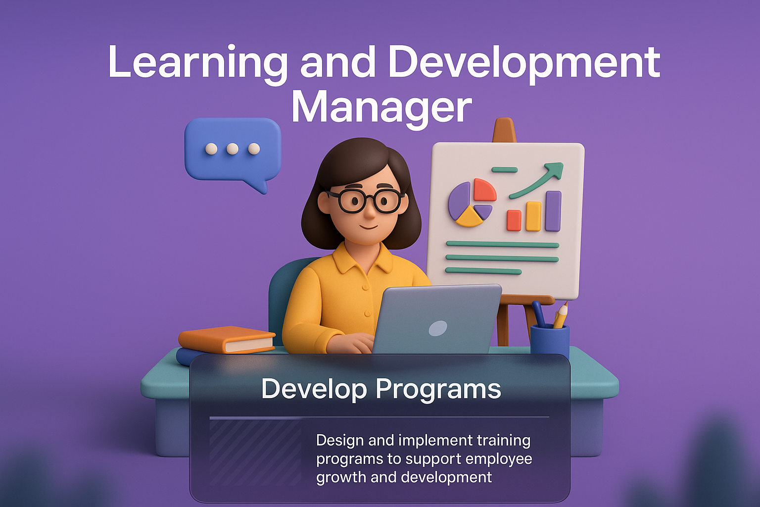 3D Web Page Design for Learning and Development Manager