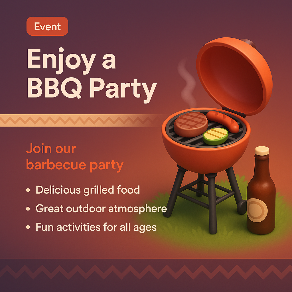 Enjoy a Fun BBQ Party with Delicious Food and Activities
