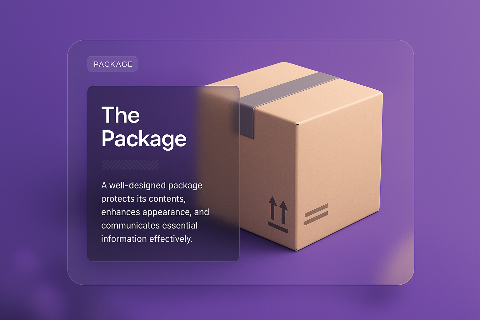3D Package Design Illustration for Web Display