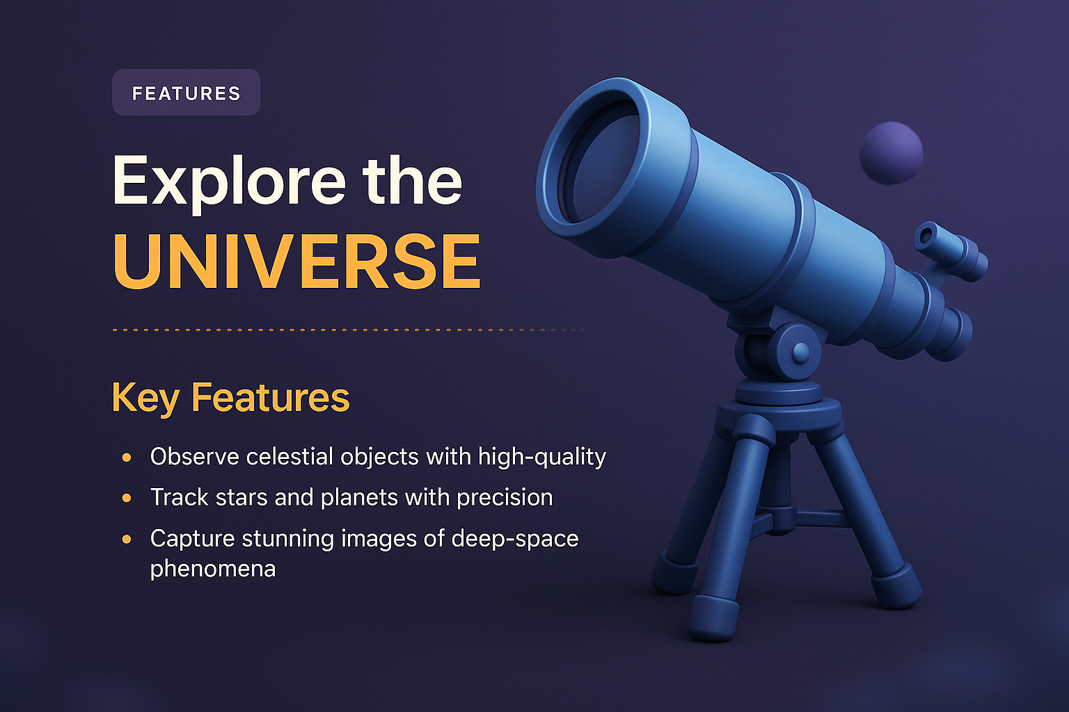 Explore the Universe with Our Advanced Telescope - Key Features
