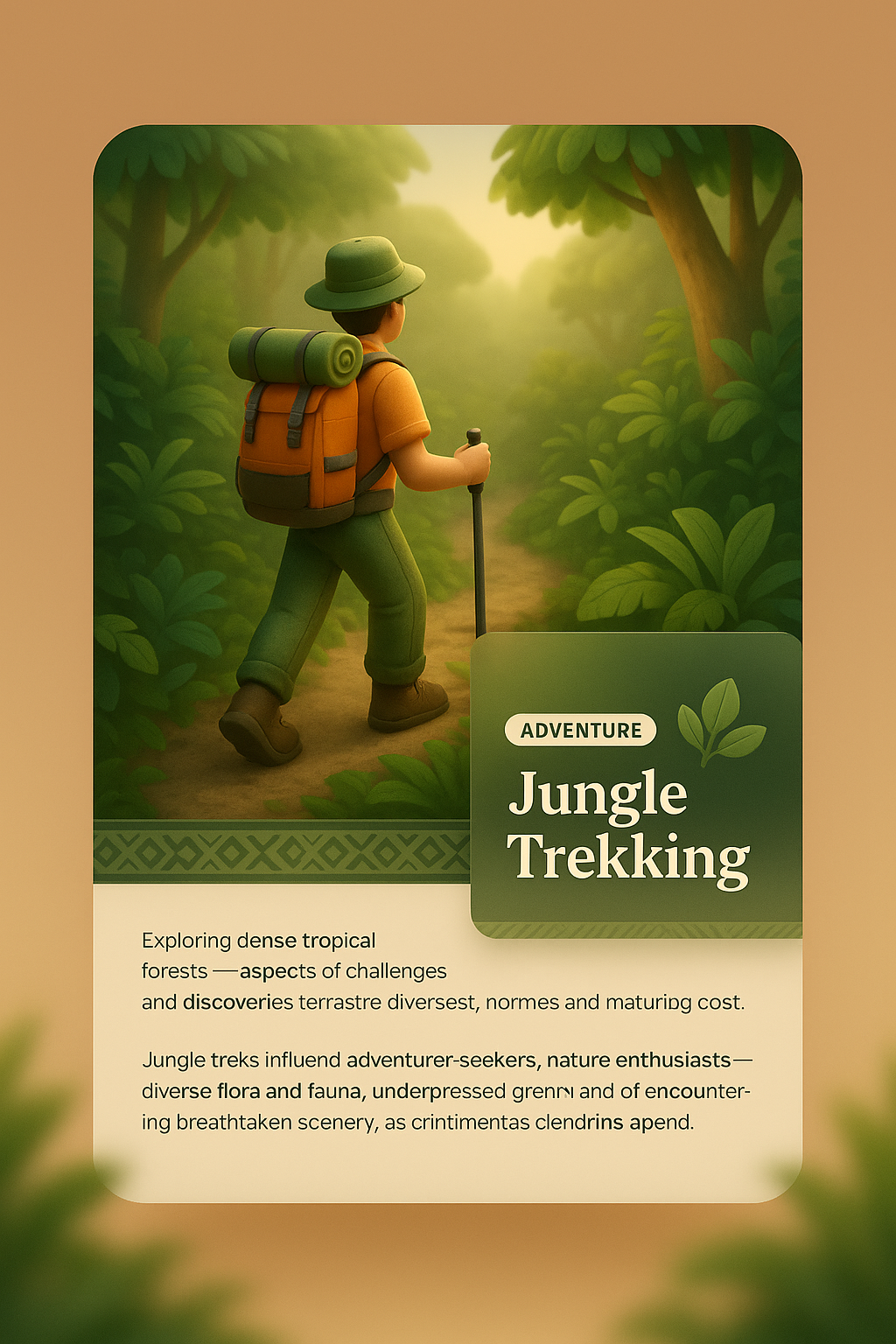 Jungle Trekking Adventure in Lush Forests