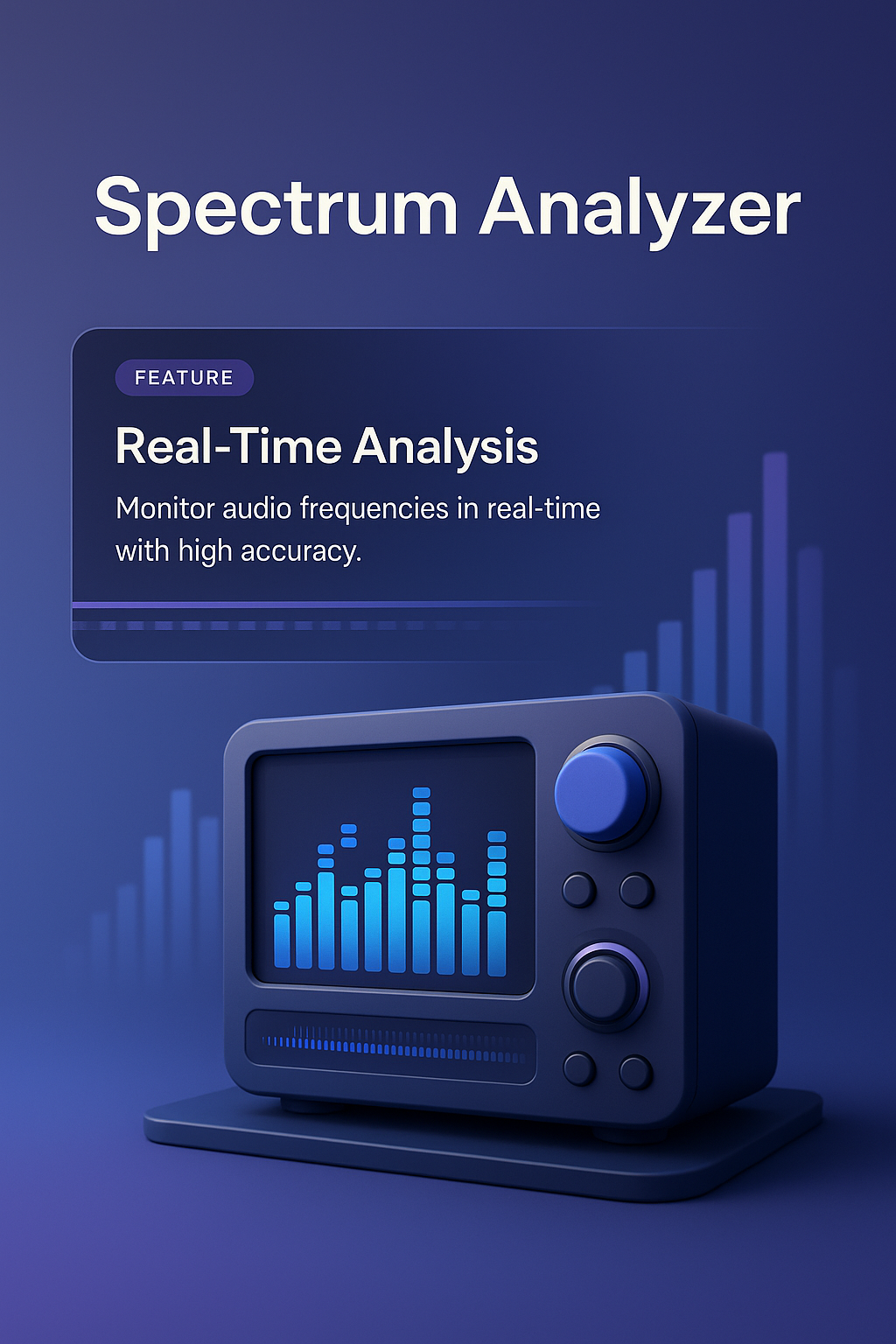 3D Spectrum Analyzer with Real-Time Analysis Feature