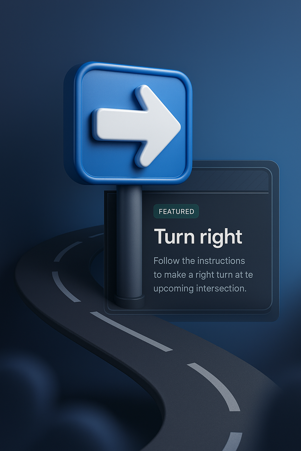 Dynamic 3D Web Design with Navigation Elements