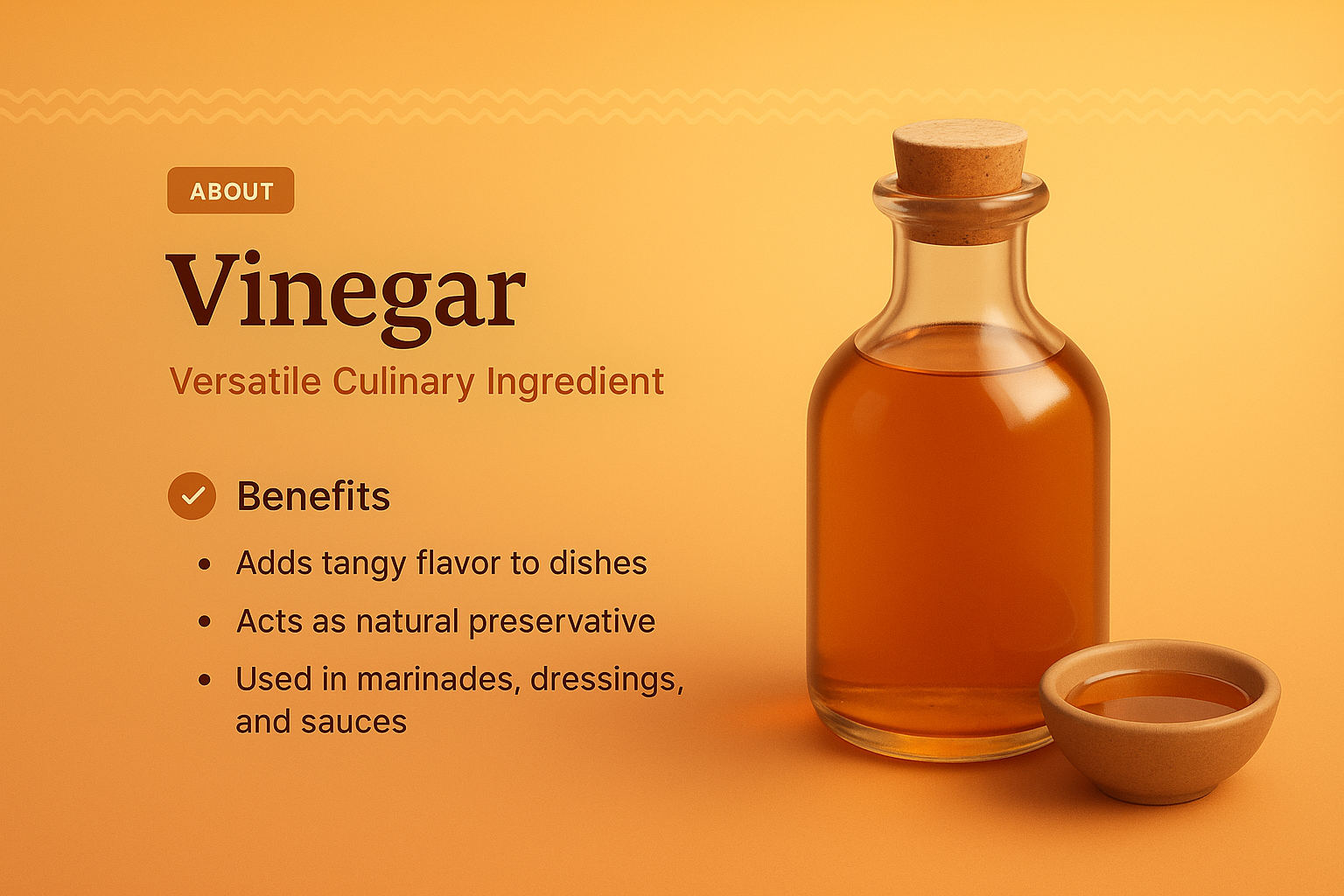 Vinegar: A Versatile Culinary Ingredient with Benefits