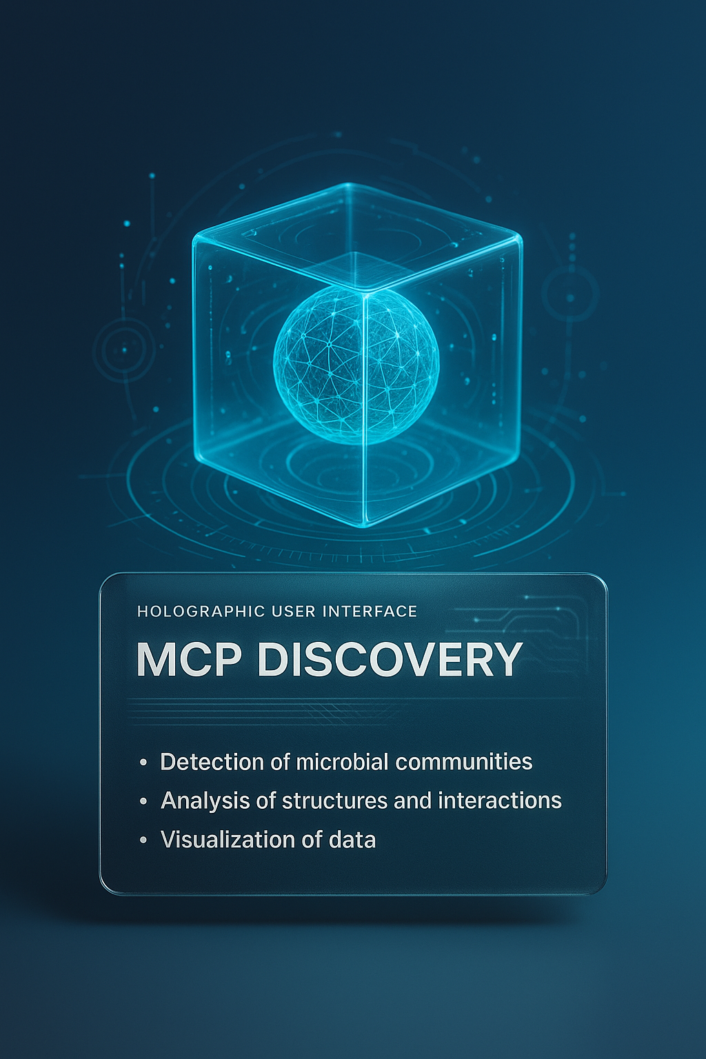 Holographic User Interface for MCP Discovery Visualization