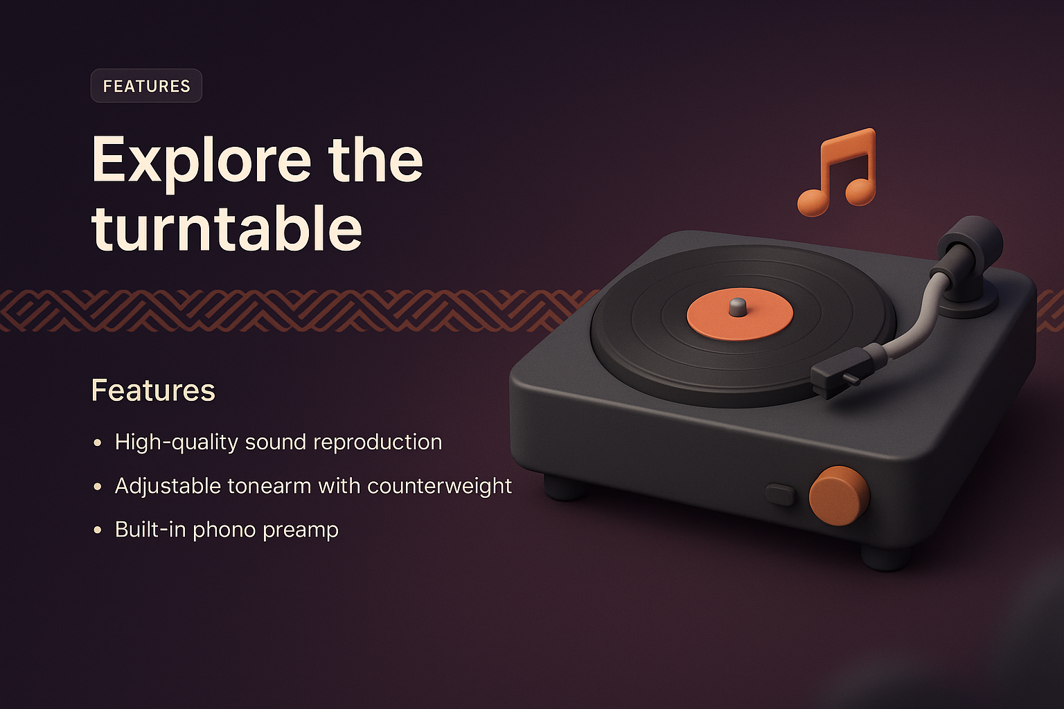 Explore the Turntable: Features and Specifications
