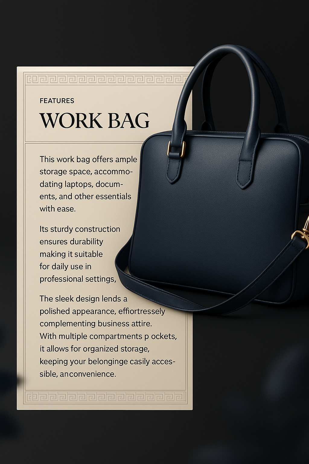 Elegant Jewelry Display on Black Background