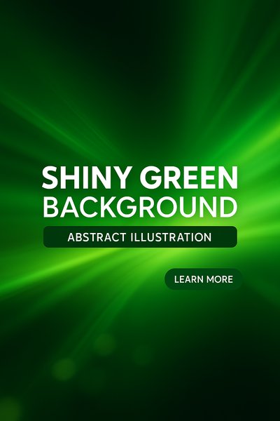 Vibrant Green Abstract Background Illustration