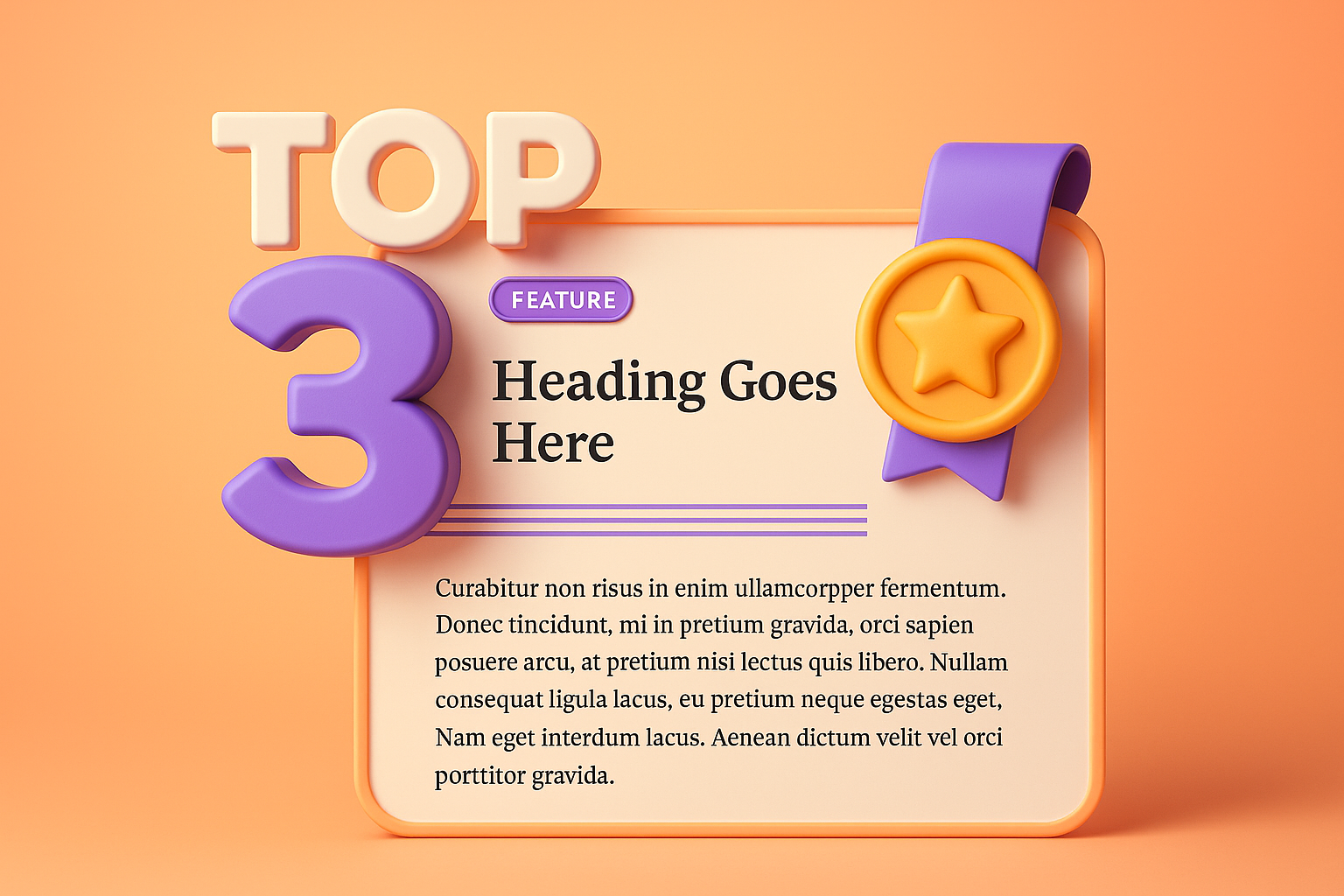Creative Web Design Integration Concept with 3D Elements