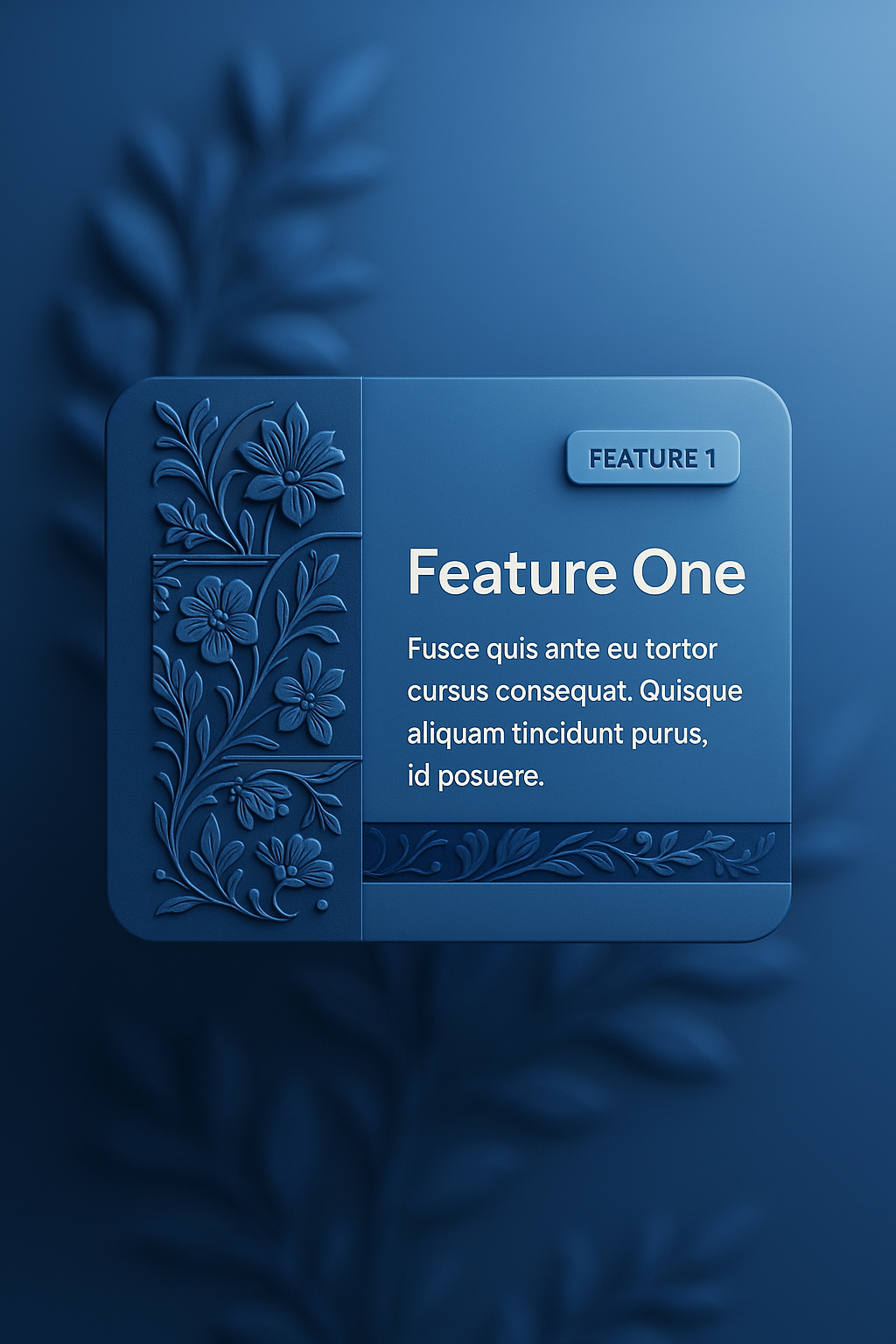 Elegant Floral Pattern Design for Textiles and Wallpapers