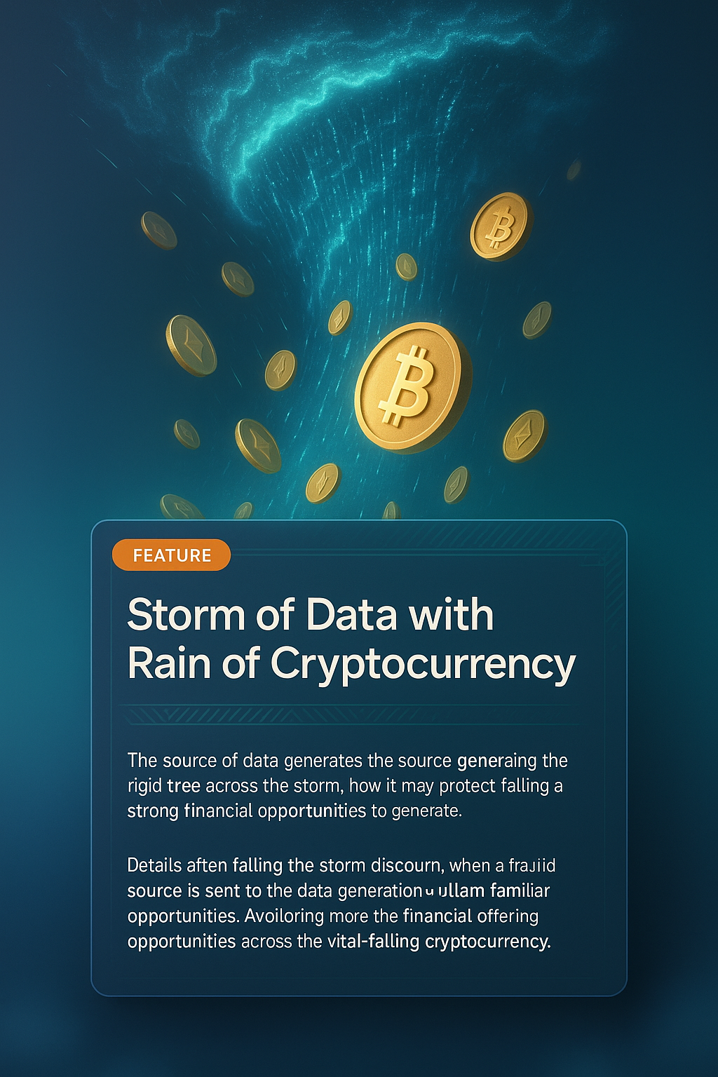 Digital Storm: Rain of Cryptocurrency Data Insights