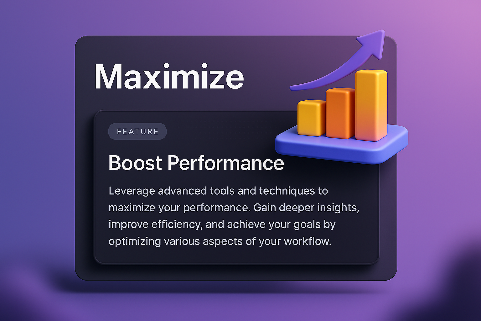 3D Illustration Design for Maximize Feature Integration