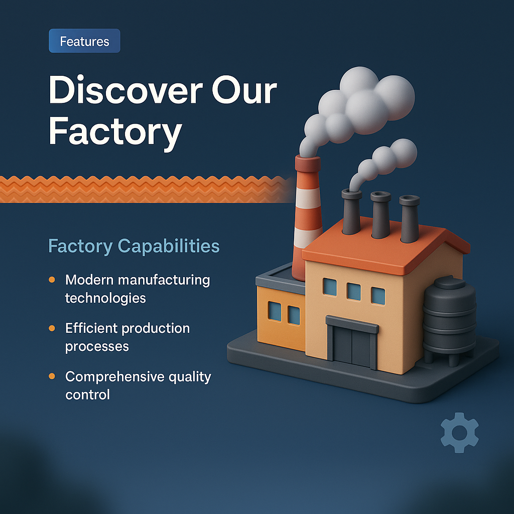 Discover Our Factory: Modern Manufacturing Features