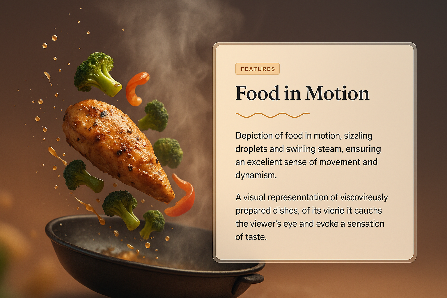 Dynamic Food in Motion: Captivating Culinary Photography