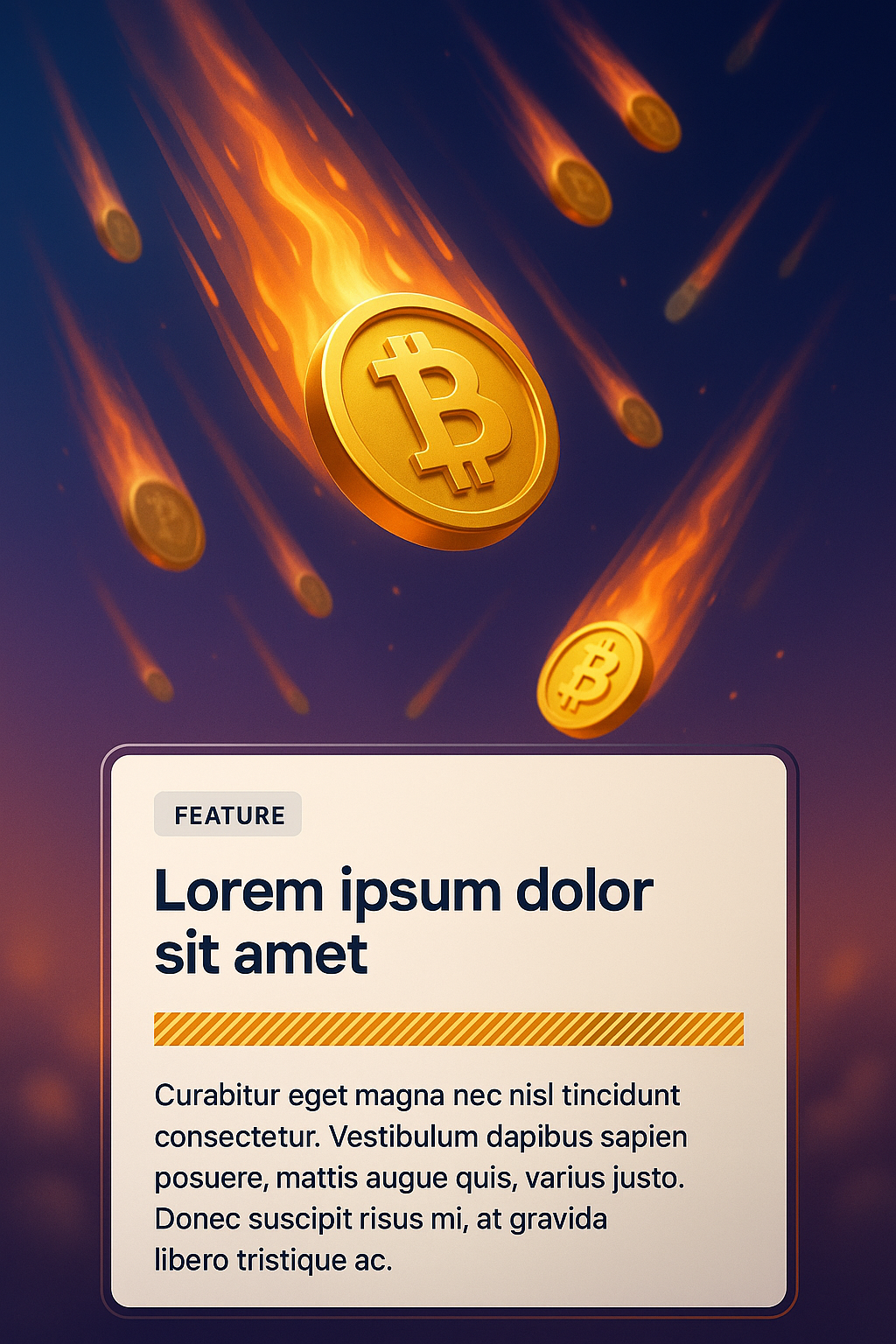 Rain of Cryptocurrencies: A 3D Digital Illustration