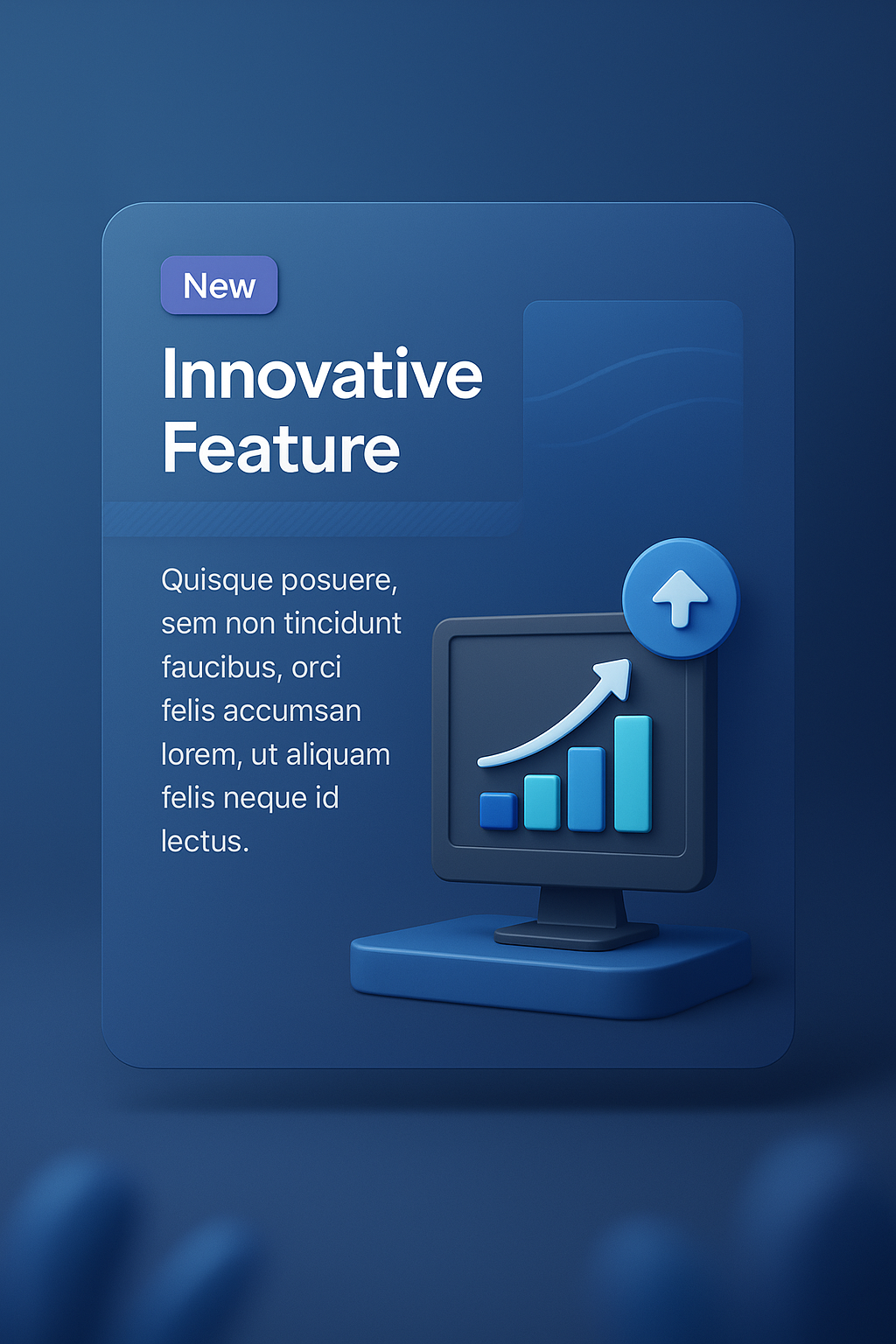 3D Web Design Integration with Innovative Feature Display