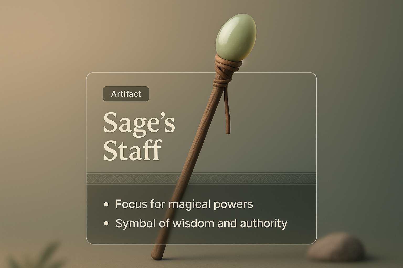 Creative Web Page Design Featuring Sage's Staff