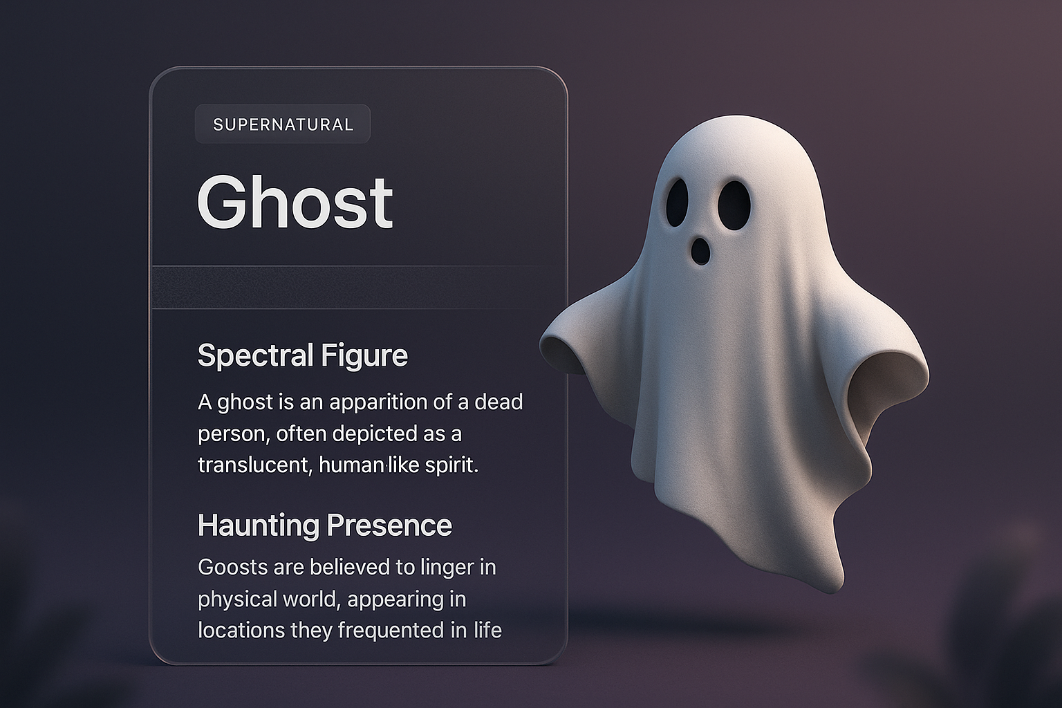 Transparent Ghost Design with Informative Blocks