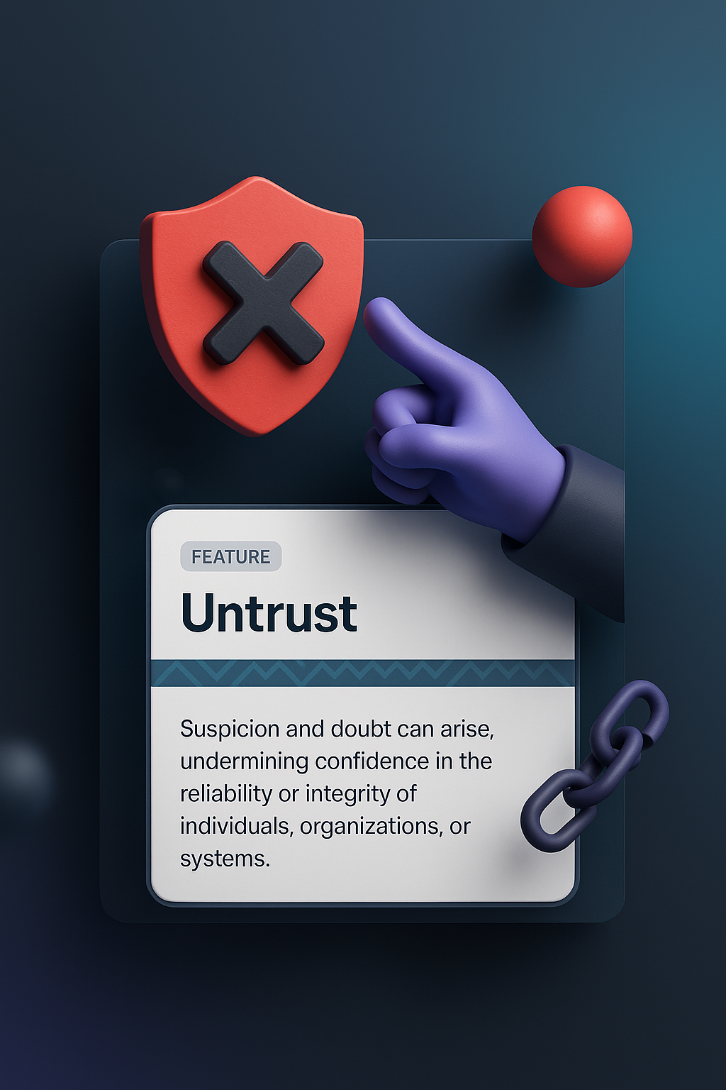 Dynamic 3D Visualization of Trust Issues in Systems