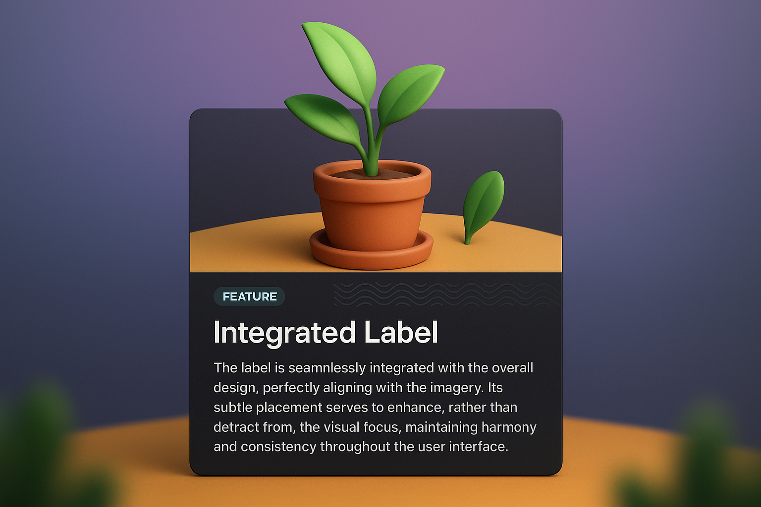 3D Web Design Concept with Integrated Features