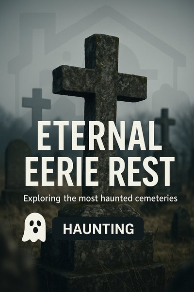 Mysterious Cemetery Exploration Graphic