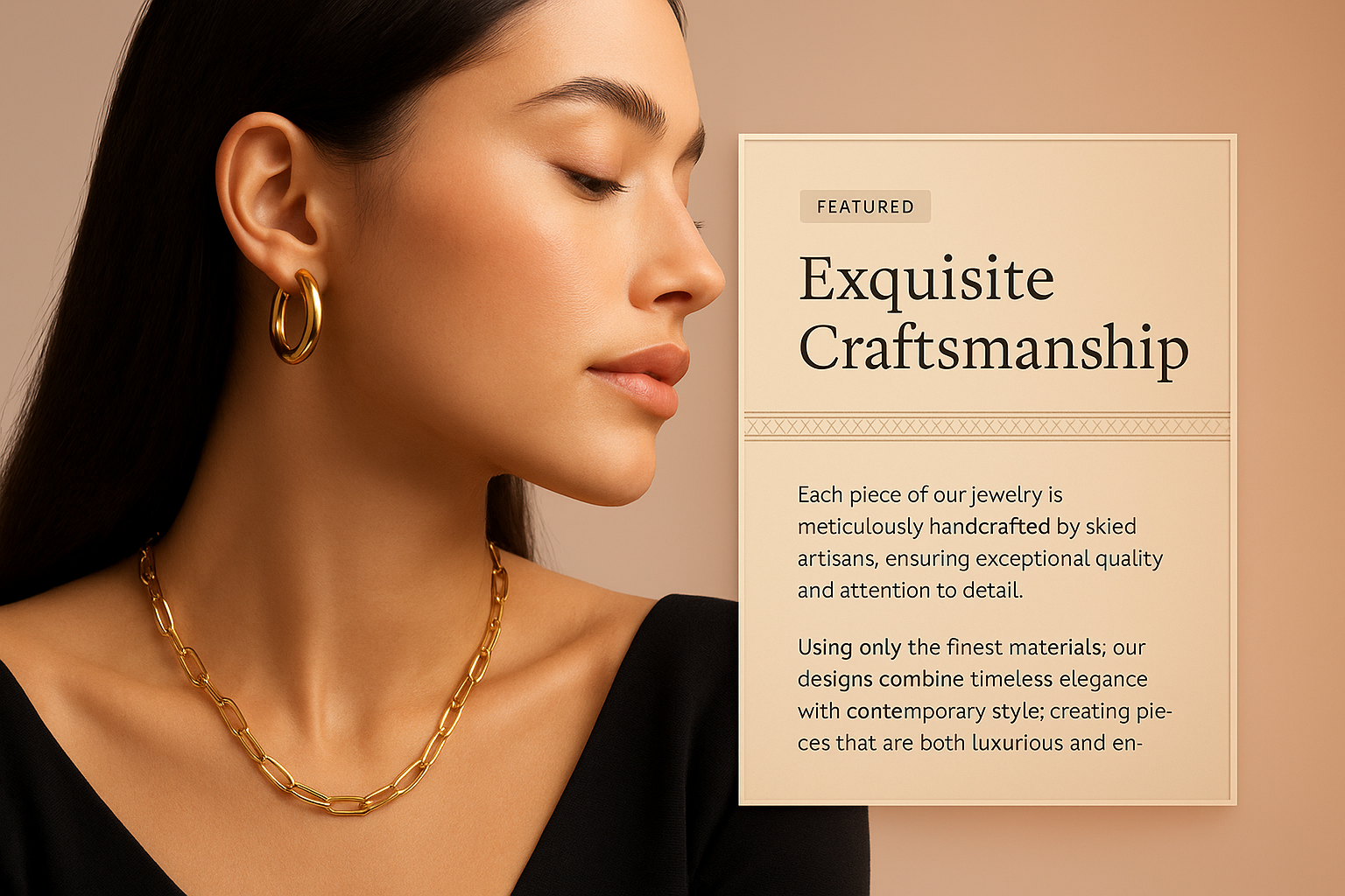 Elegant 3D Jewelry Illustration Featuring Exquisite Craftsmanship