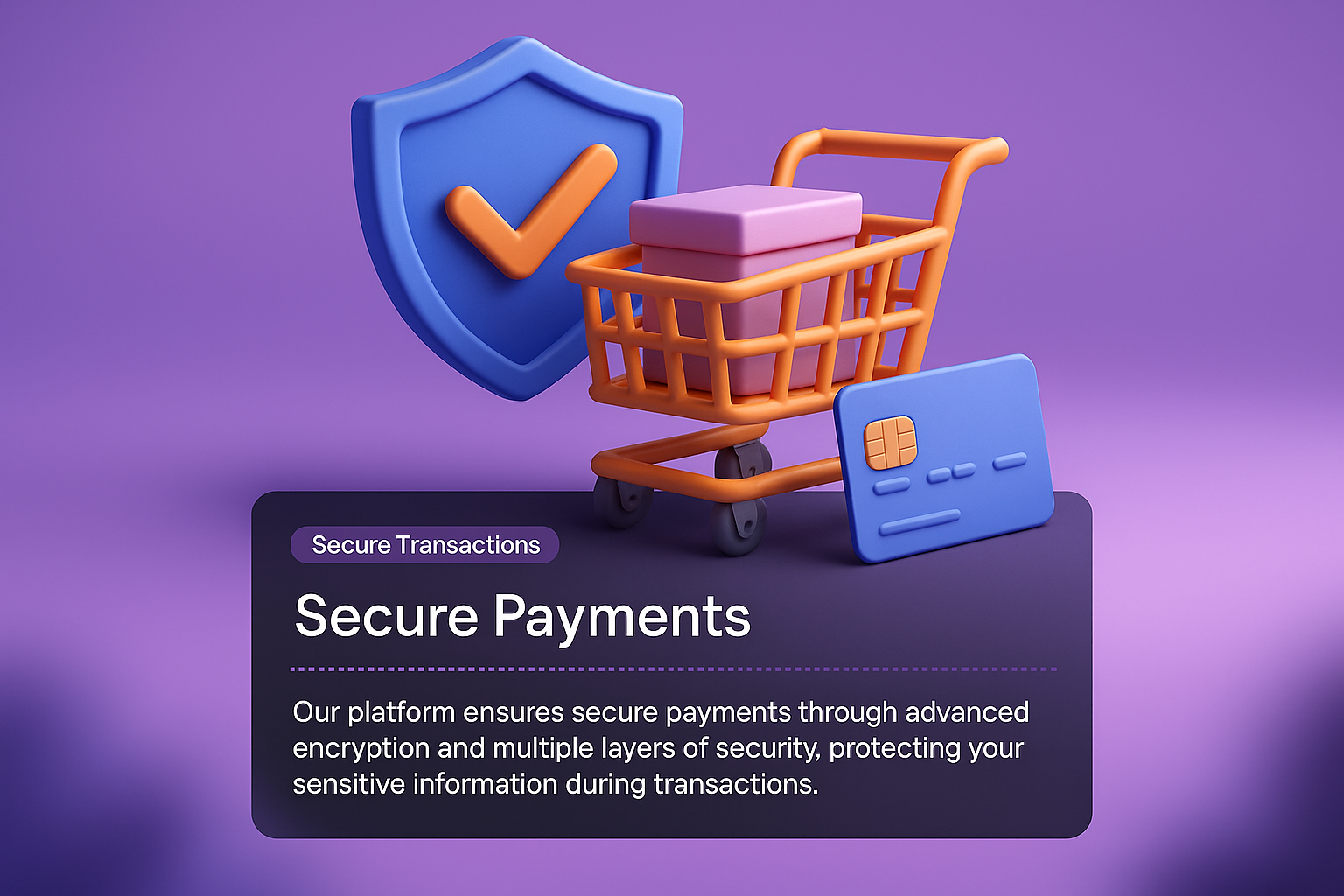 Innovative Web Design for E-commerce: Secure Payments Concept