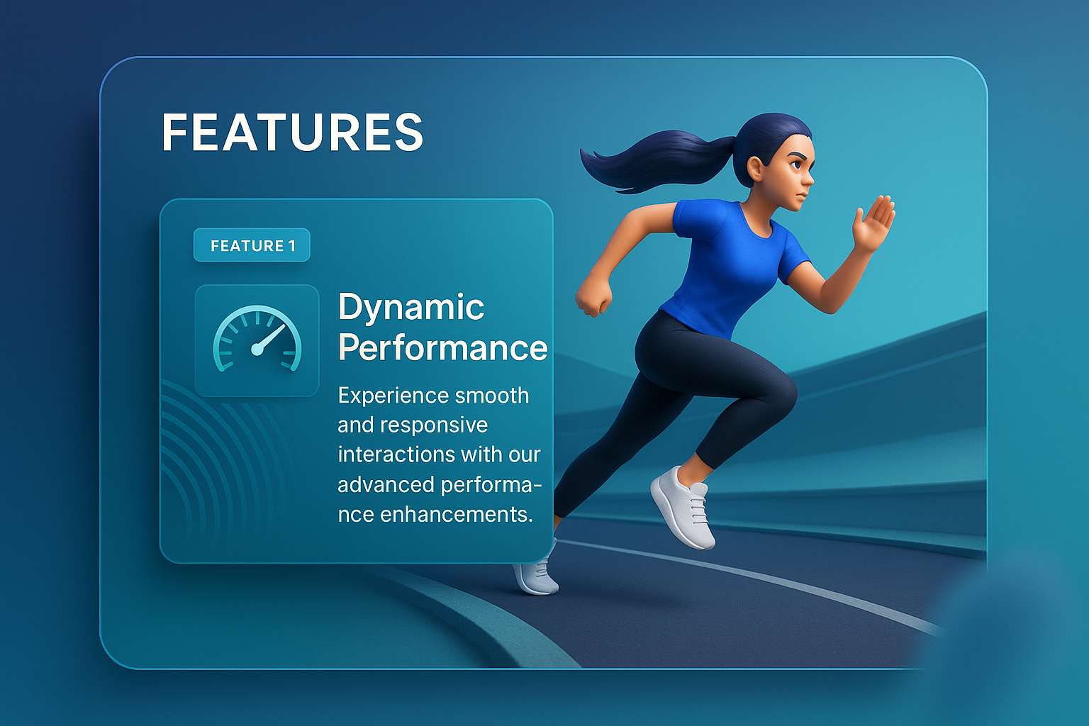Dynamic 3D Web Graphics for Feature Presentation