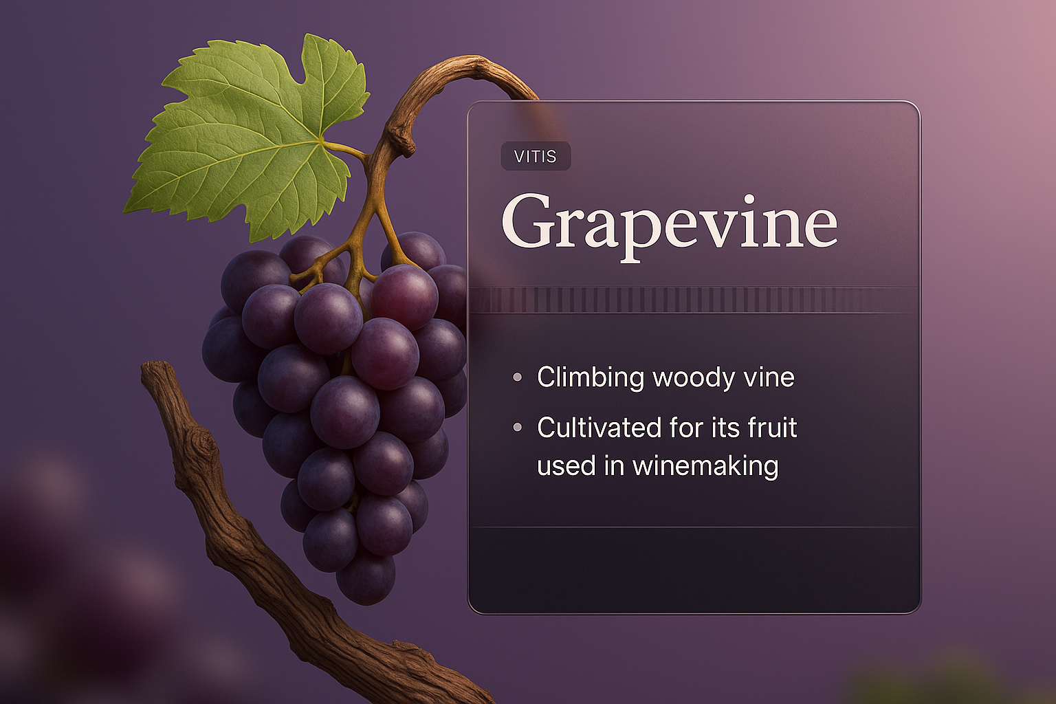 Elegant Web Page Design Featuring Grapevine Illustration
