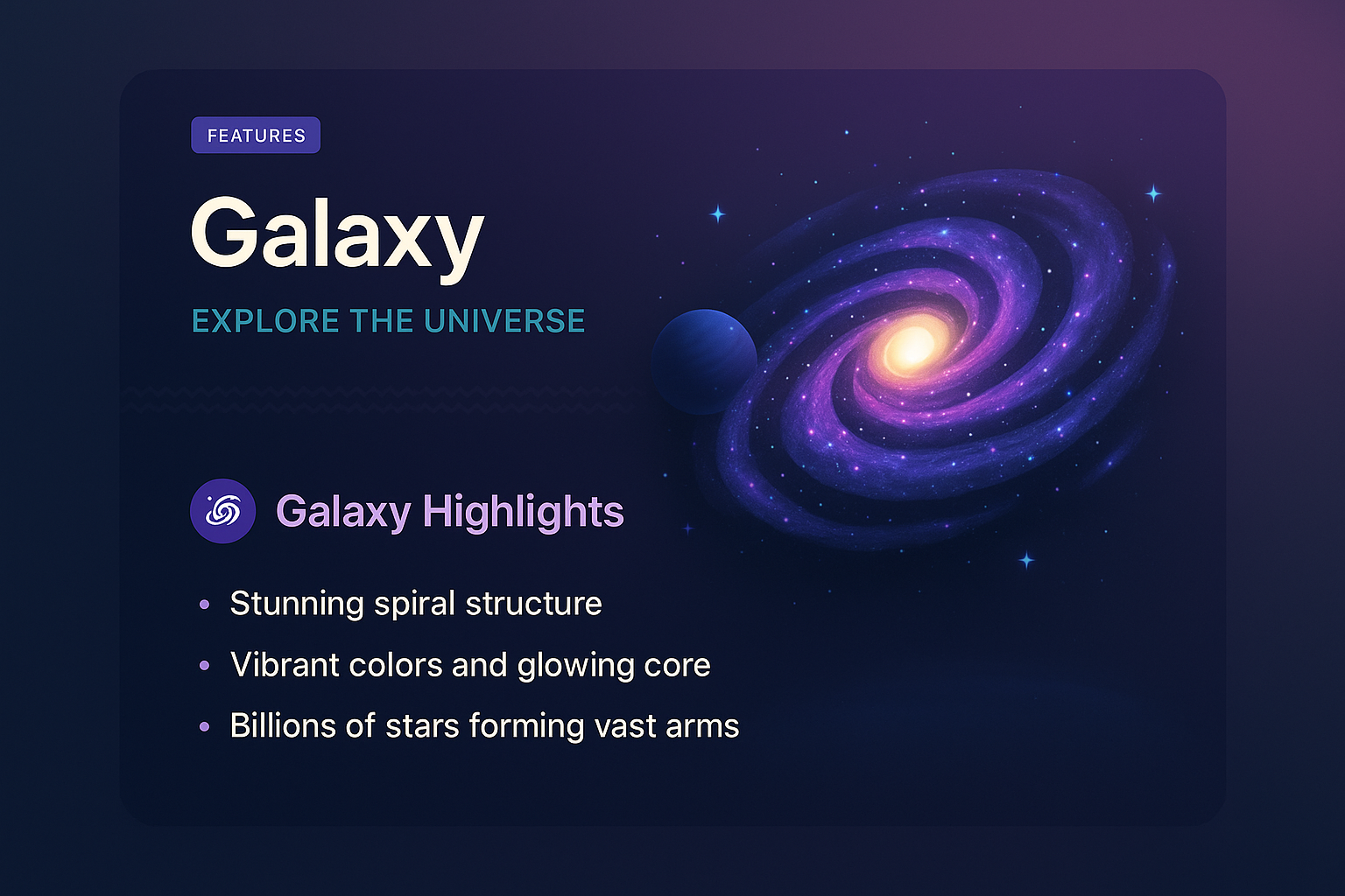 Galaxy Overview: Features and Highlights of the Universe