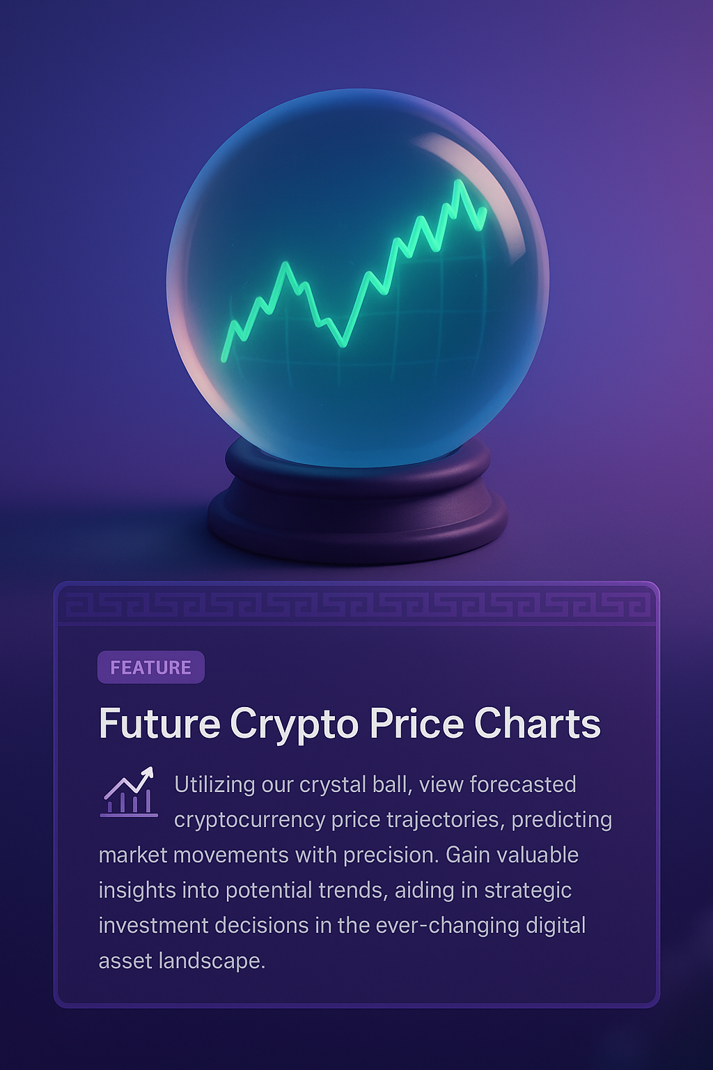 Crystal Ball Illustrating Future Crypto Price Trends