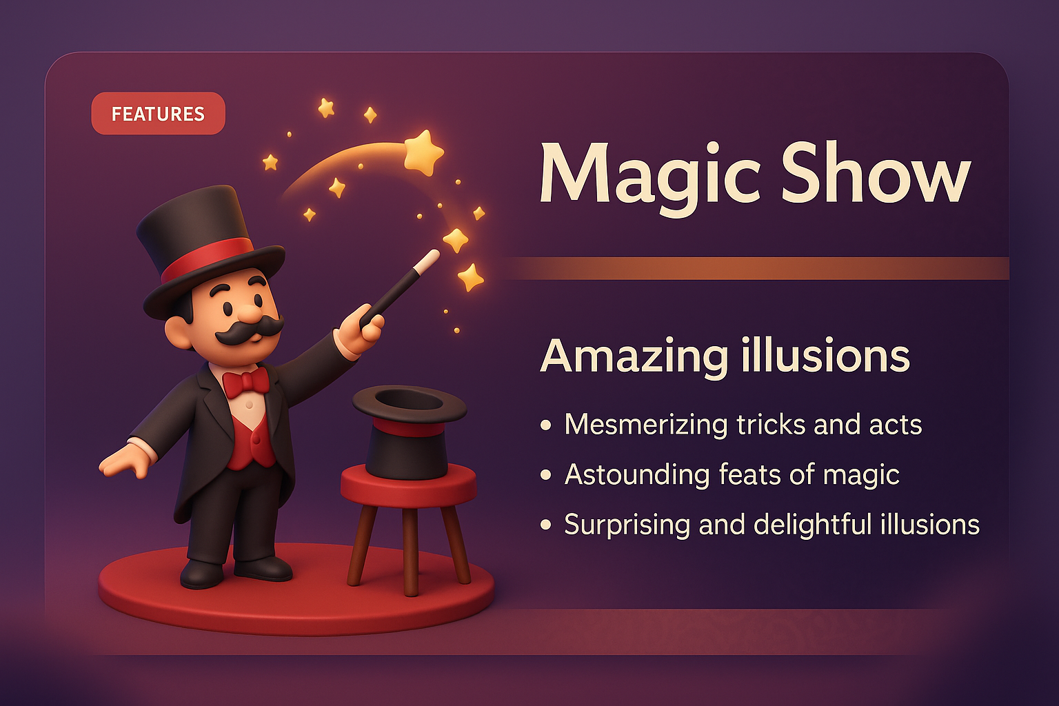Captivating Magic Show with Amazing Illusions