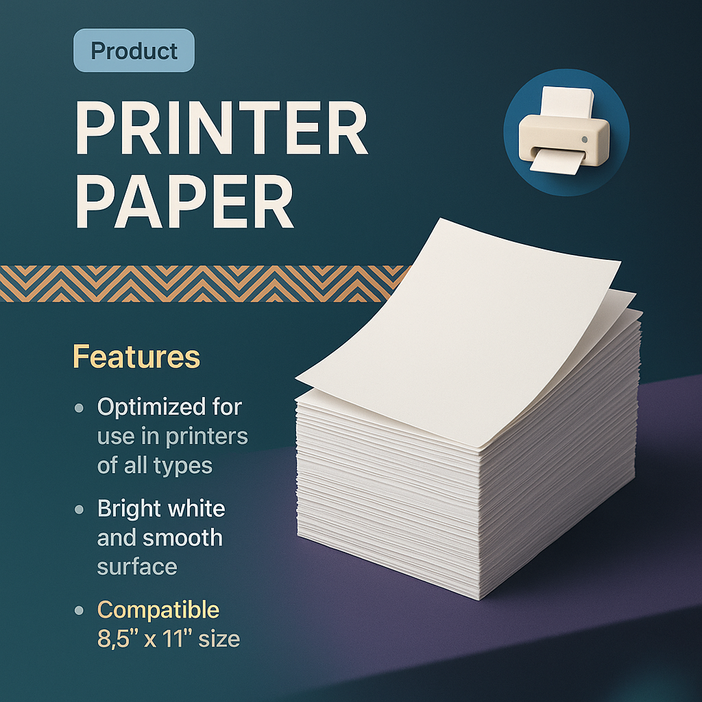 Dynamic Landing Page Design for Printer Paper Features