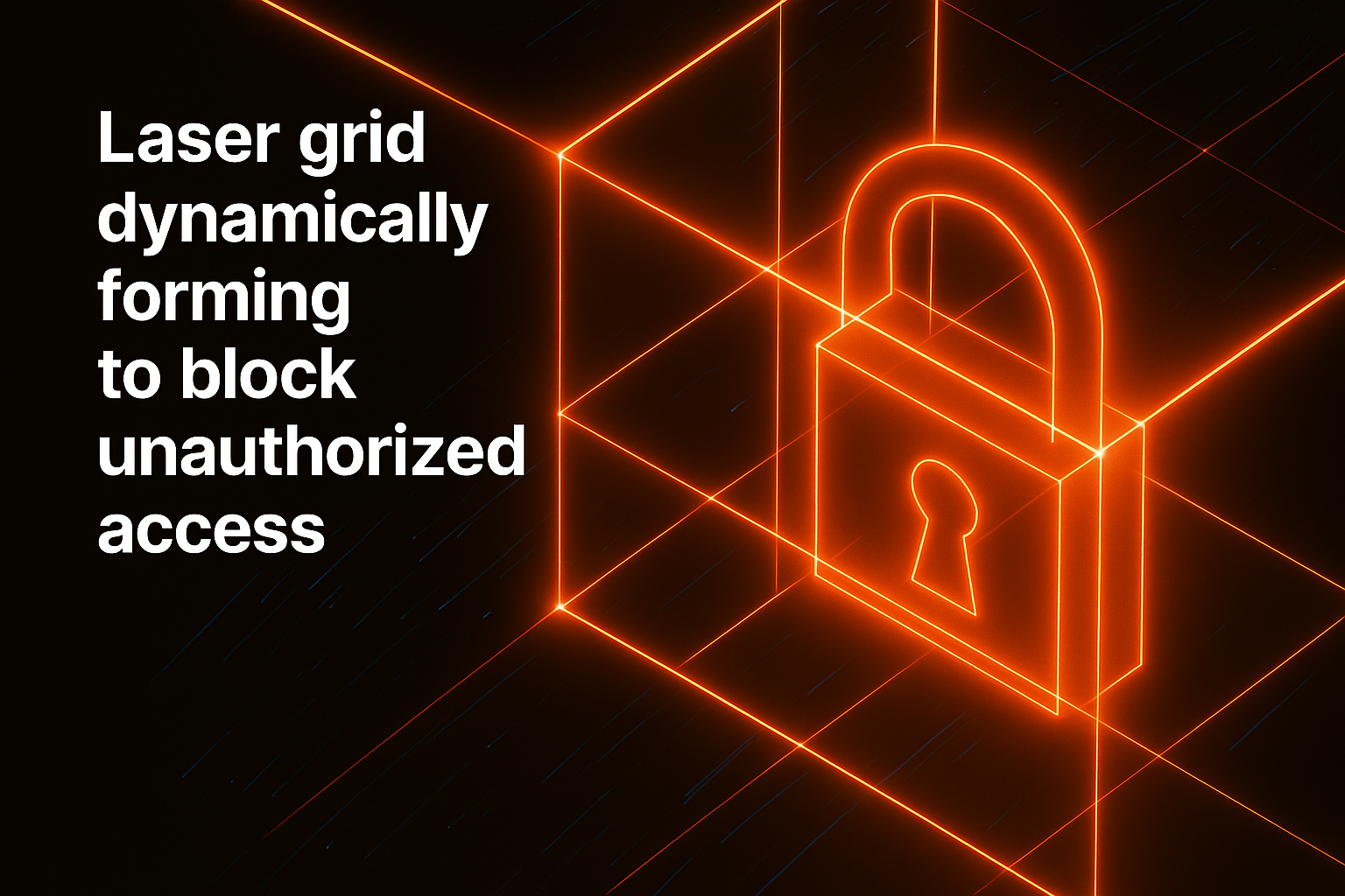 Dynamic Laser Grid for Security Access Control