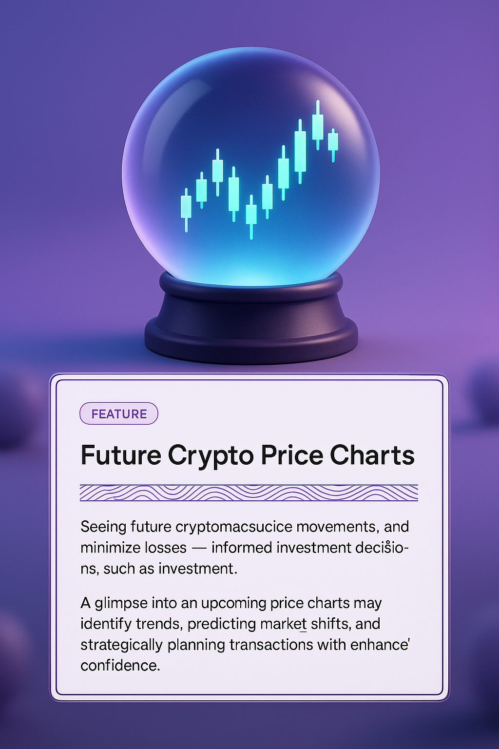 Crystal Ball Illustrating Future Crypto Price Trends
