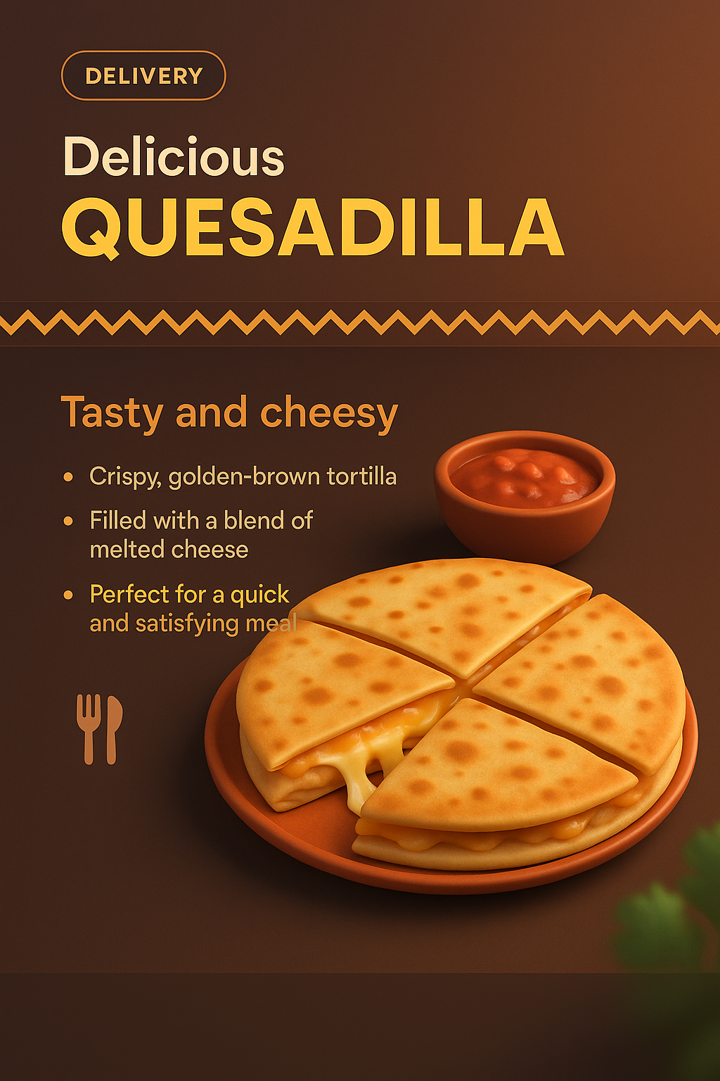 Delicious Quesadilla - Tasty and Cheesy Treat